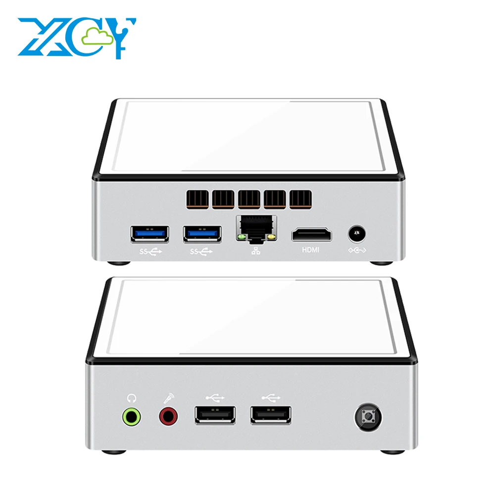 

XCY core i7 4500U 5500U i5 4200U Mini desktop pc computer portable computadora cooling fan thin client