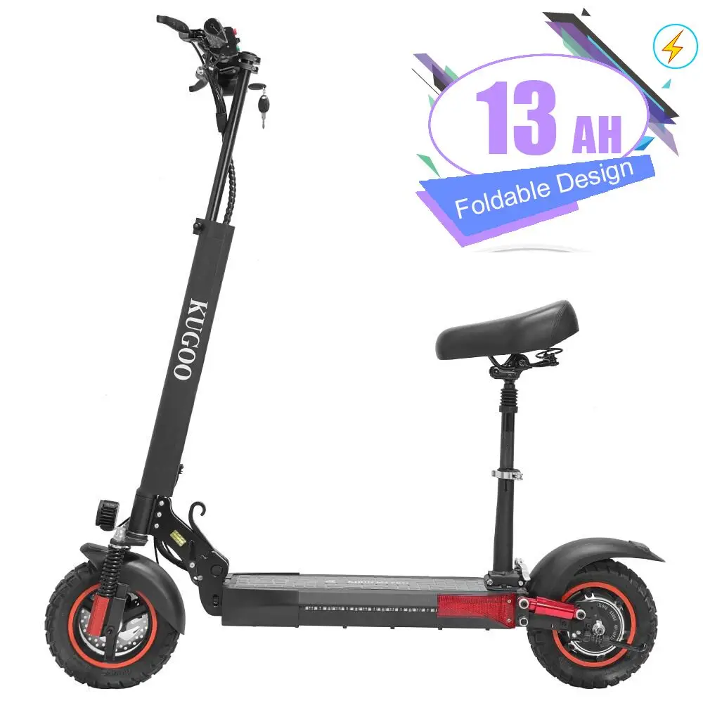 

KUGO M4 Pro 500w 13Ah High Speed Dual Motors 10inch Folding Electric Scooter Stuff