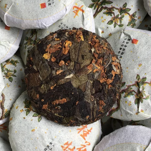 Osmanthus White Tea mini Cake 5g/ Osmanthus White Tea tuocha 5g - 4uTea | 4uTea.com