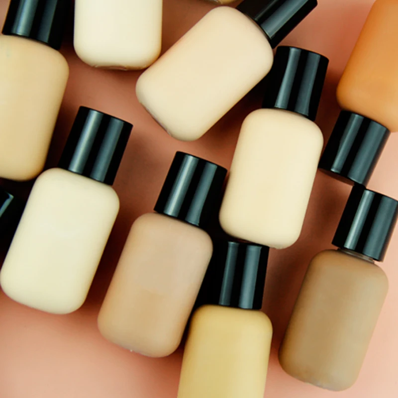 

professional cosmetics oem custom private label dark skin liquid makeup foundation