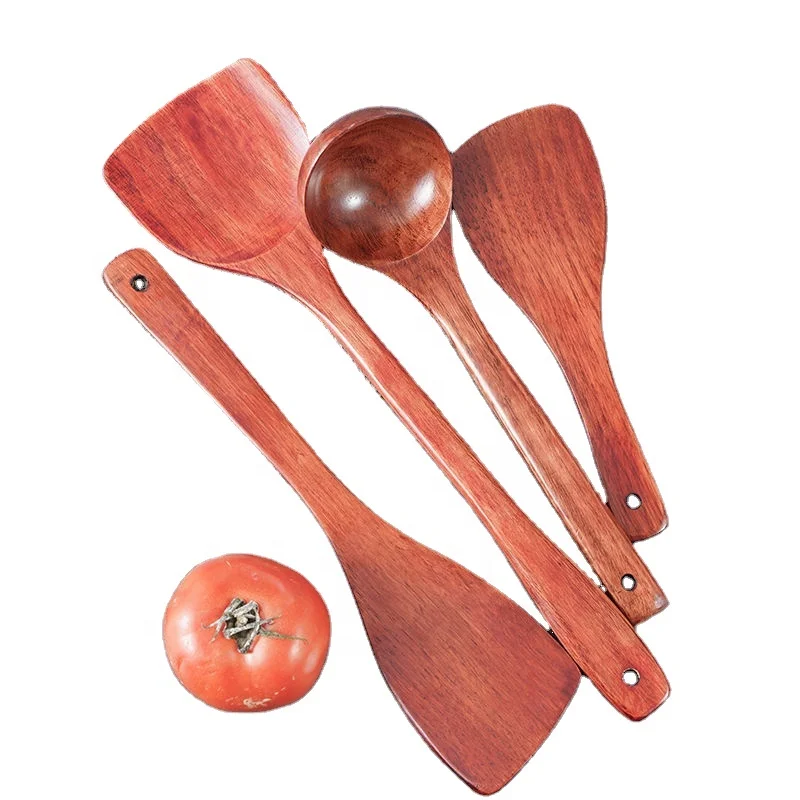 

Wooden Spoon Set Nonstick Cookware Eco Friendly Stirring Spoons Ladle Spatula Kemu Wooden Utensil Set for Kitchen Cooking