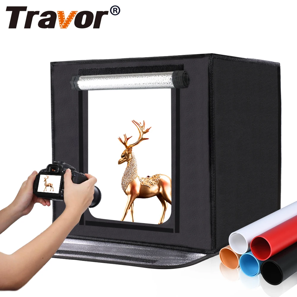 

Travor F40 40*40cm studio accessories led folding softbox light cube tent mini estudio fotogrfico studio photo shoot soft box