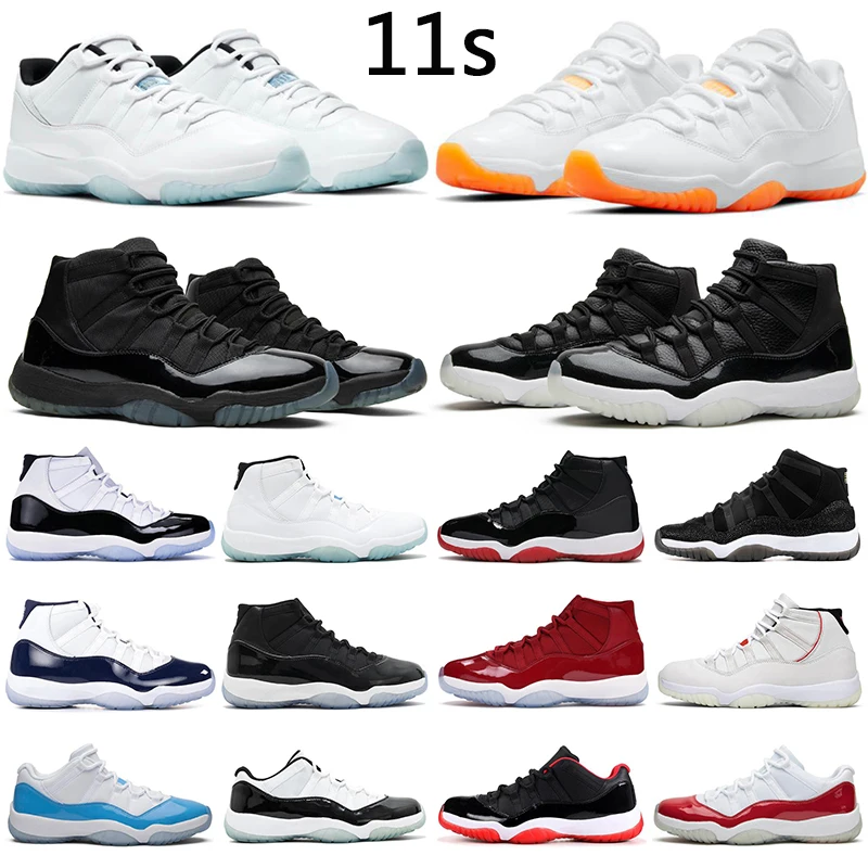 

2021 Basketball Shoes 11s jumpmen 11 Retro Low Legend Blue Bright Citrus 25th Anniversary women men's fashion sneakers 11 Retro
