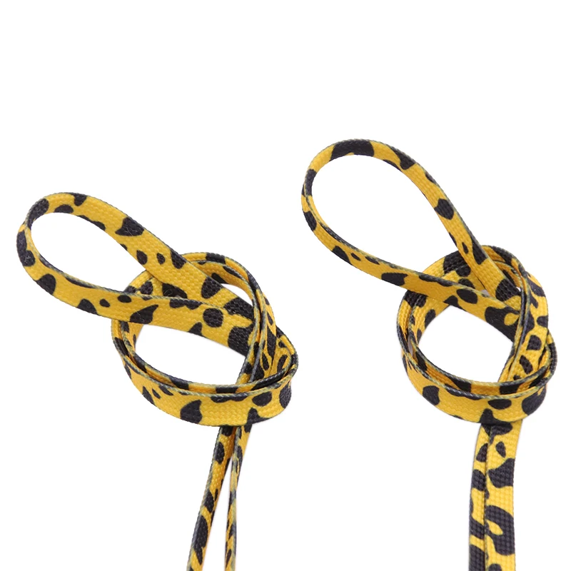 

Coolstring Flat Leopard Custom Printing Heat Stamp Shoelaces Exclusive Premium Replacement Shoelaces For Adult, As picture, ,support customized color printing