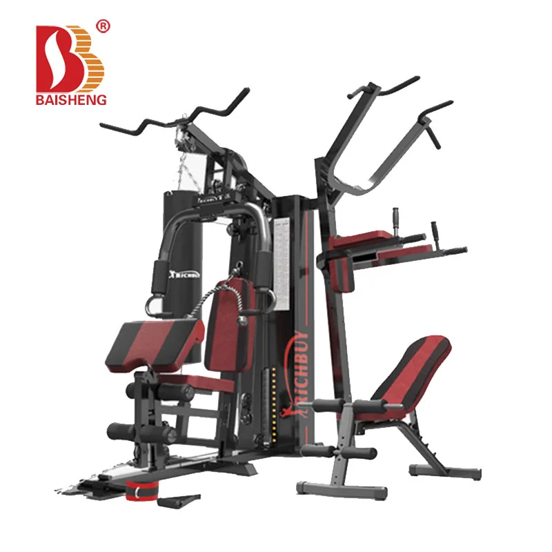 
China Home Workout Equipment Multi Station Home Gym Machine Three Station Home Gym for Sale 