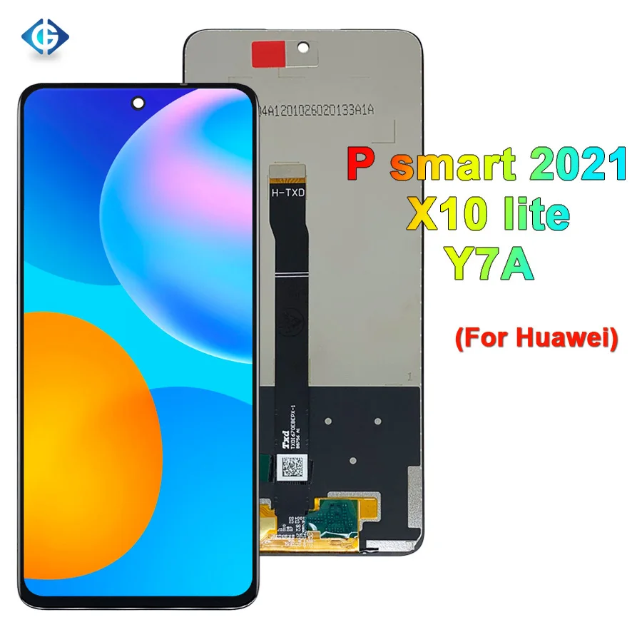 

6.67'' P Smart 2021 LCD Y7A Display for Huawei X10 Lite LCD for Huawei P Smart 2021 Display with Touch Complete, Black