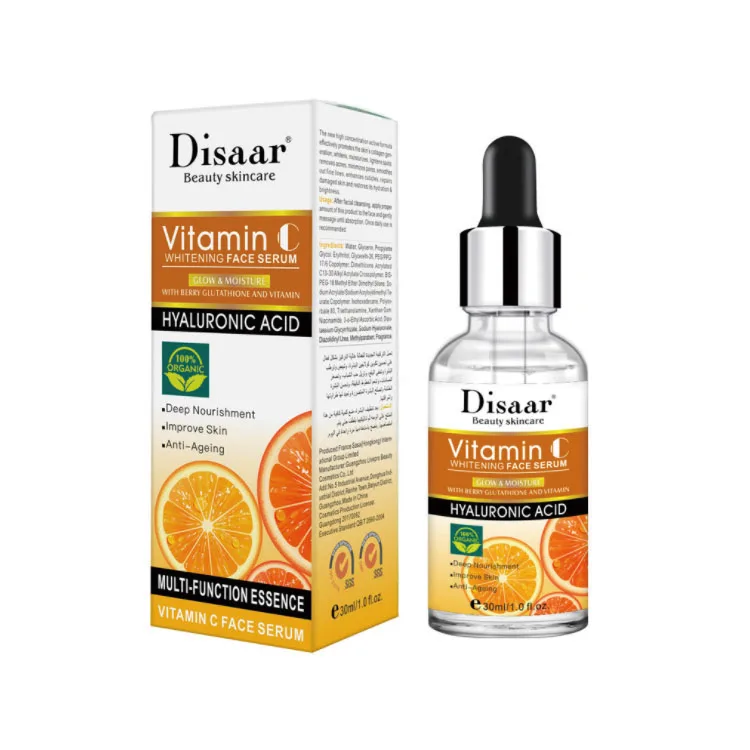 

Disaar VC Serum Factory Anti Aging Facial Whitening Moisturizing Nourishing Hyaluronic Acid Vitamin C Serum