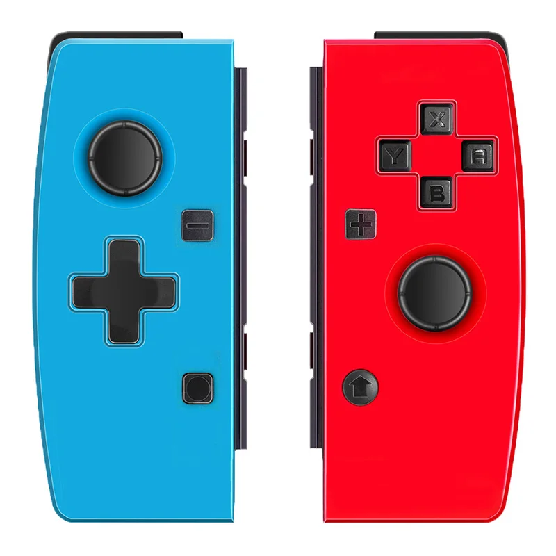 

Wireless Left & Right Game Controller For Nintendo Switch Console Gamepad Joypad Game Accessories, Blue and red