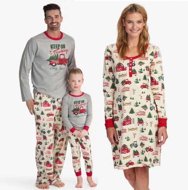 

2020100708 Man Woman Children Baby Christmas Indoor pajamas set Clothes