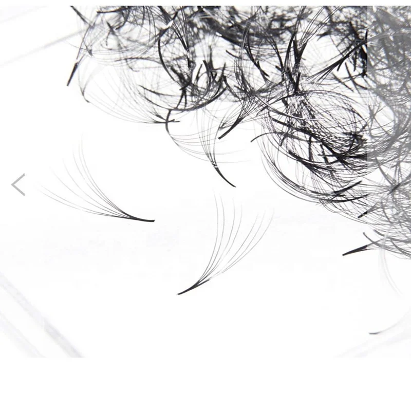 

Wholesale bulk 120 500 1000 Fans 3-20d Russian promade Volume fan C D Curl 0.07 Heat Bonded loose volume eyelash extension