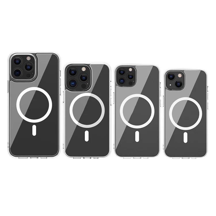 

HuaMJ Wholesale phone cover for iPhone 8-13 Pro max transparent magsafe silicone case for iPhone 13 case magsafe