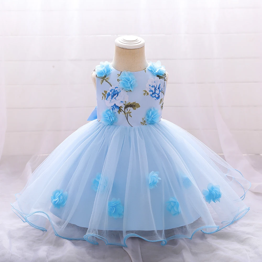 

MQATZ Hot Selling Summer 1 Year Baby Girl print Dresses Small Kids Fashion Kids Party Wear Girl frocksL1839xz