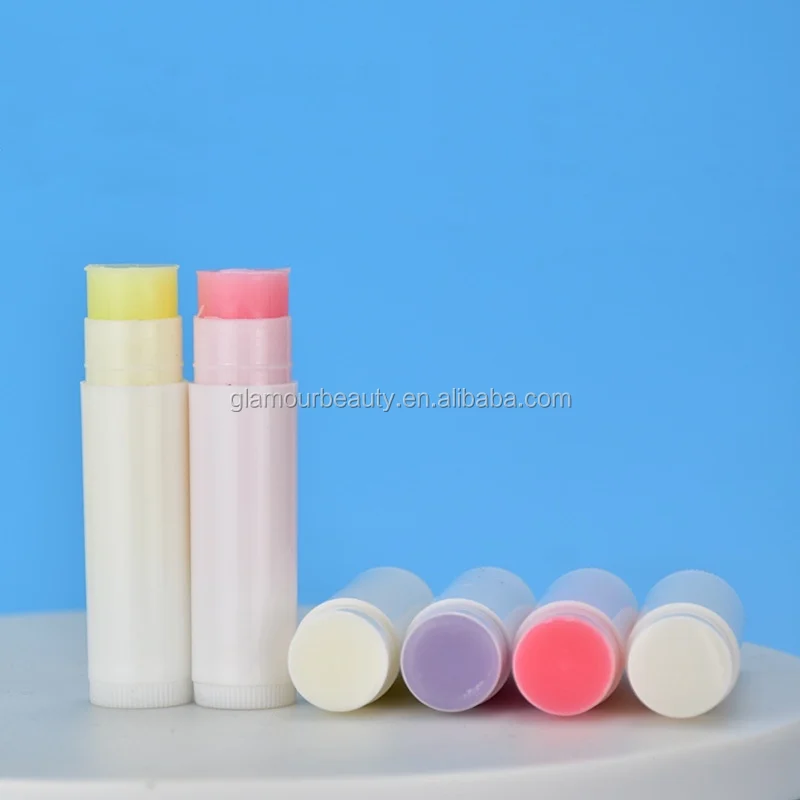 

Wholesale OEM Woman Hydrating Custom Lip Balm Cream Lip Care Chapstick for Dry Lips Honey Beeswax Olive Moist, 6 falvor