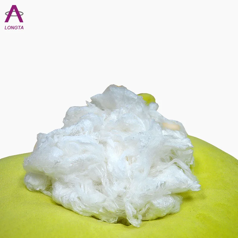 
manufacturer high quality white flame retardant FR viscose fiber rayon staple fiber for non woven fabric 