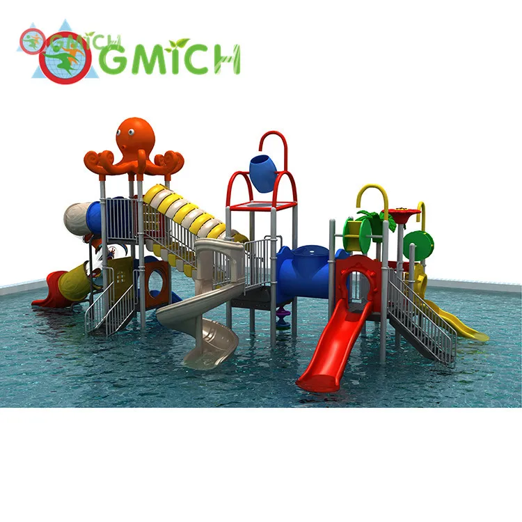 

Amuzation kids slides outdoor plastic playground equipment kids playground plastic slides water play toys JMQ-010151