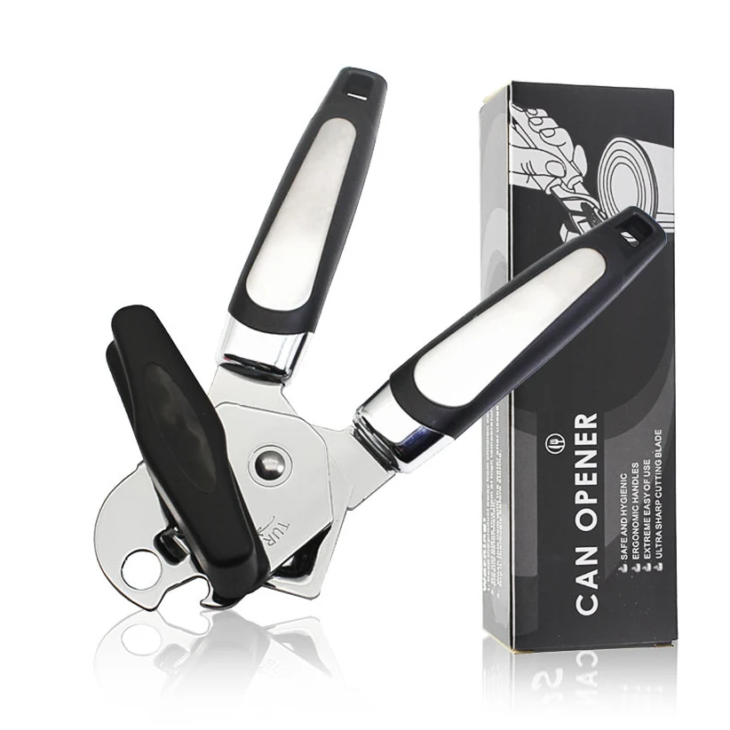 

Quality stainless steel multifunction can opener manual kitchen beer bottle opener