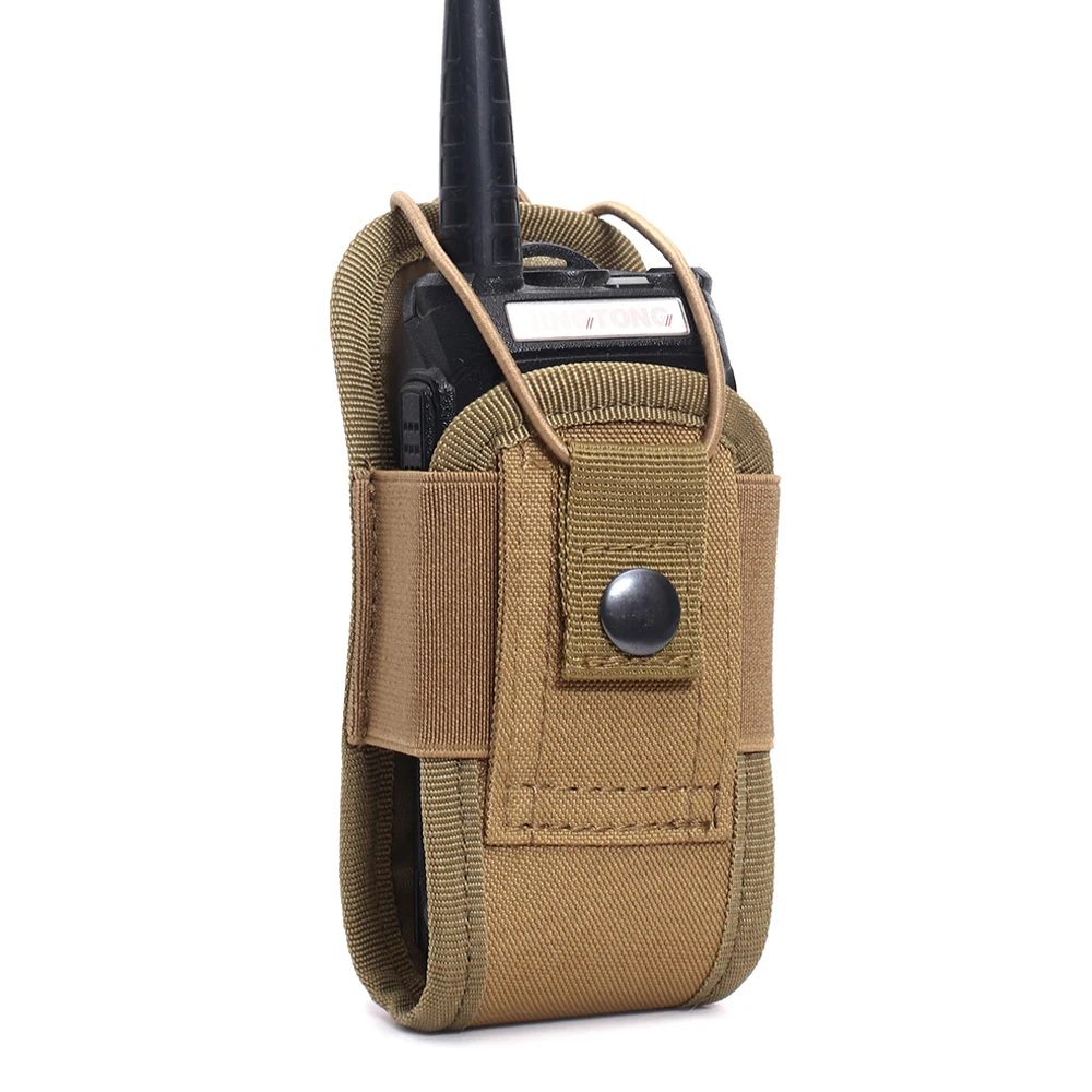 

Molle Tactical Radio Walkie Talkie Holder Pouch Case for Duty Belt, Intercom Bag Radio Holster for Hunting Shooting