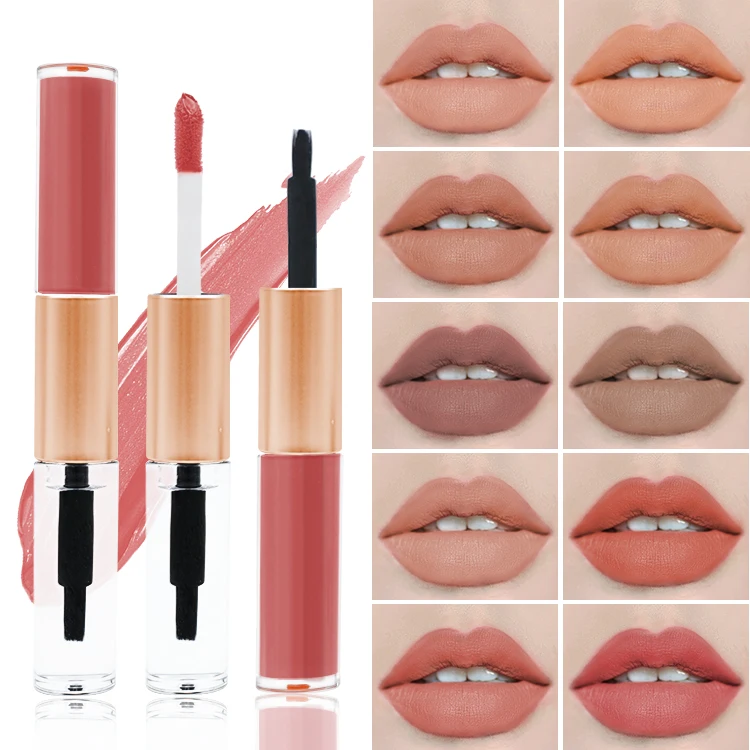 

Make Your Own Non Sticky Cup Mask Nude Lip Gloss Vendor Waterproof Matte Liquid Lipstick