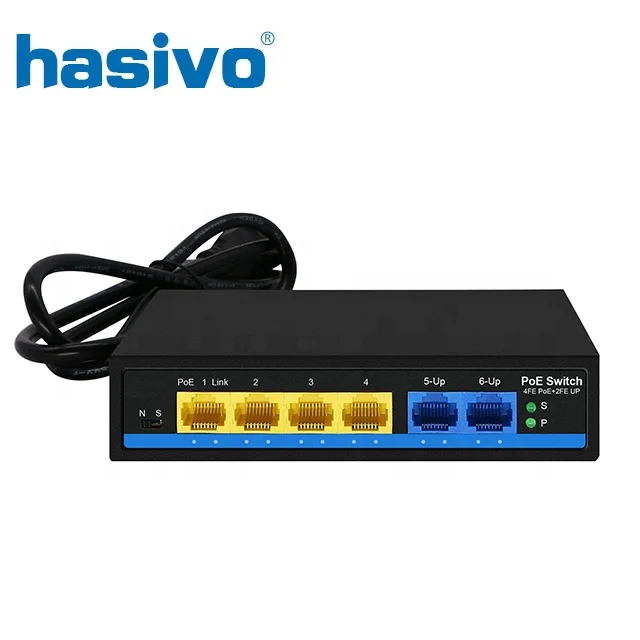 

4 Port PoE Fast Ethernet Switch SE-PoE Switch with 2 Uplink Fast Ethernet PoE Switch for Special Marketing Channel