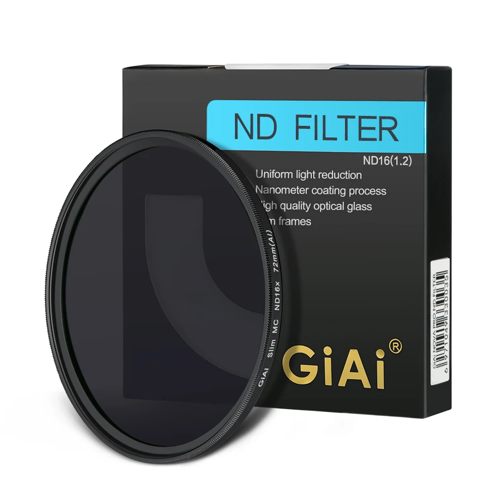 

GiAi ND16 filter 72mm Camera ND filter for camera lens
