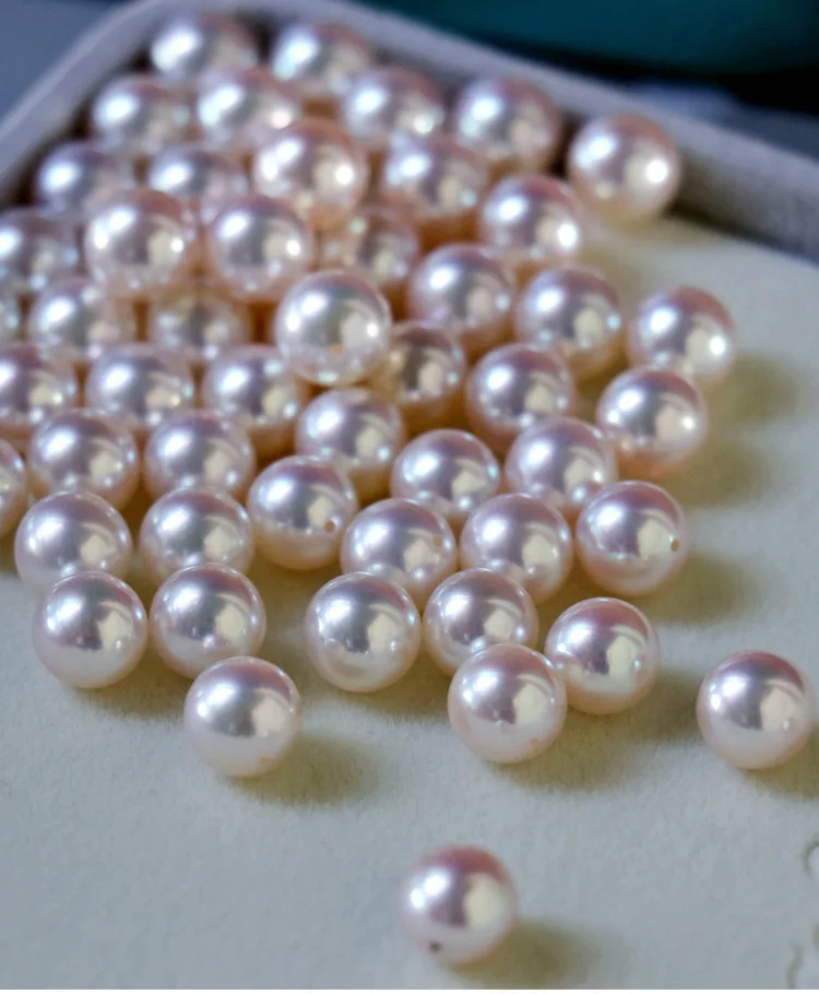 

Perla Akoya Japonesa Sea Water Pearl Loose Pearls Pendientes White Pink Champagne Gold  Japanese Akoya Pearls
