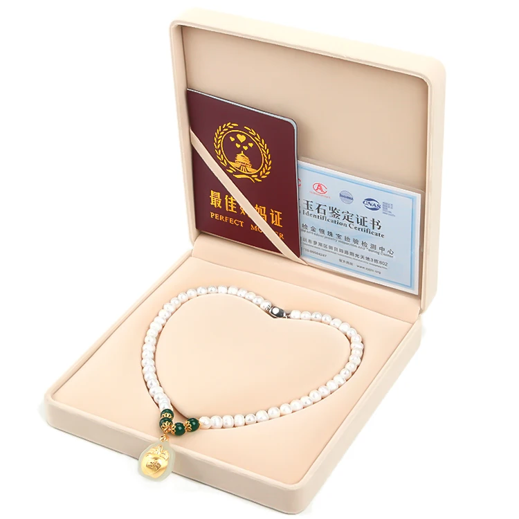 

Certified 2019 New Style Jade Hot Sales Cheap Discount Men Women Necklaces & Pendants Natural Pearl Necklace