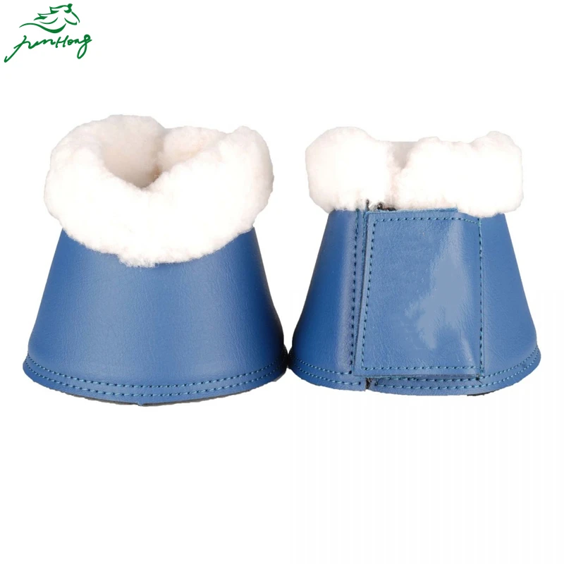 

Horse Metallic Blue Bell Boots for Horse Range Overreach, Custom color