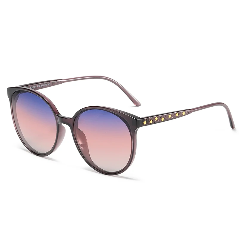 

Custom Logo Premium Classic Cat Highend 2021 Personalized Made Italy Retro Round Womens Sunglasses Trendy, Multi colors
