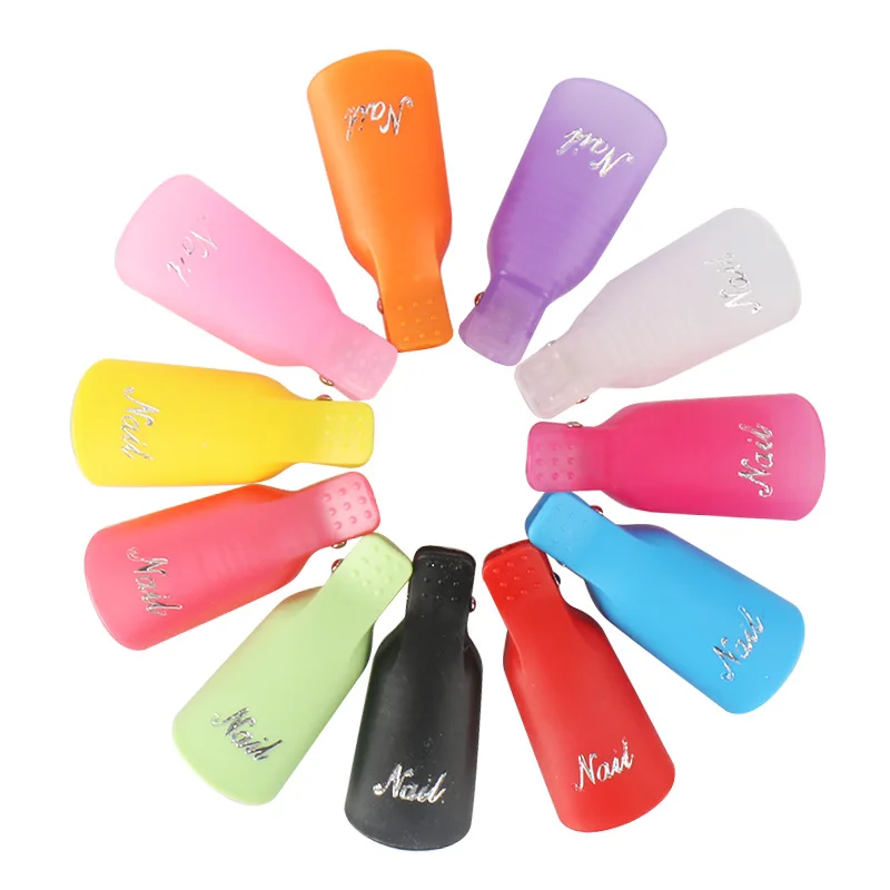 

2021 Hot Selle Plastic Acrylic Art Wearable Gel Polish Remover Soaker Nail Clip