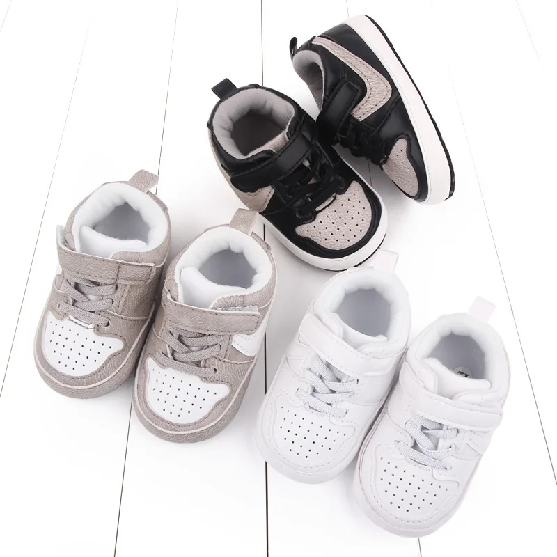 

Hot Selling Baby Anti-slip Shoes Prewalker Toddler Sneaker, 4 colos