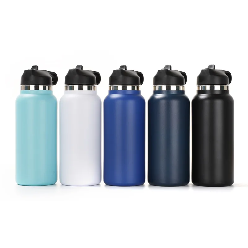 

32oz Vacuum Flasks Double Wall Thermos Flasks Insulated Stainless Steel Flask bottle with lid