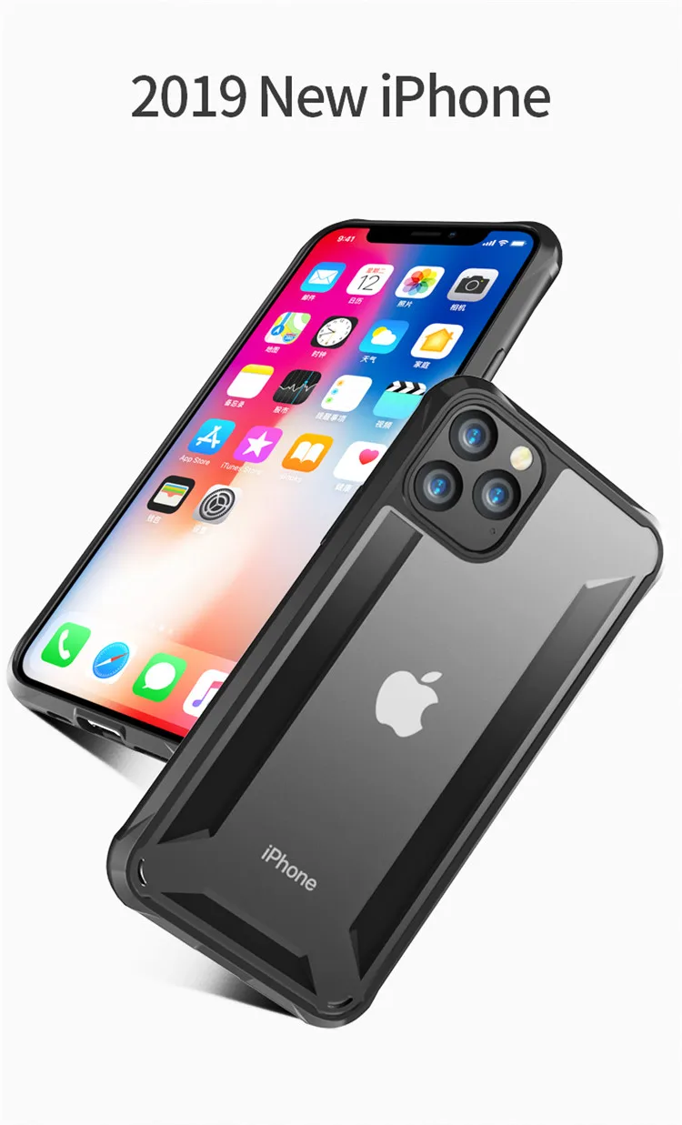 New For iPhone 11 Pro Max Case Hard Shock Proof Cover Hybrid Armor Case