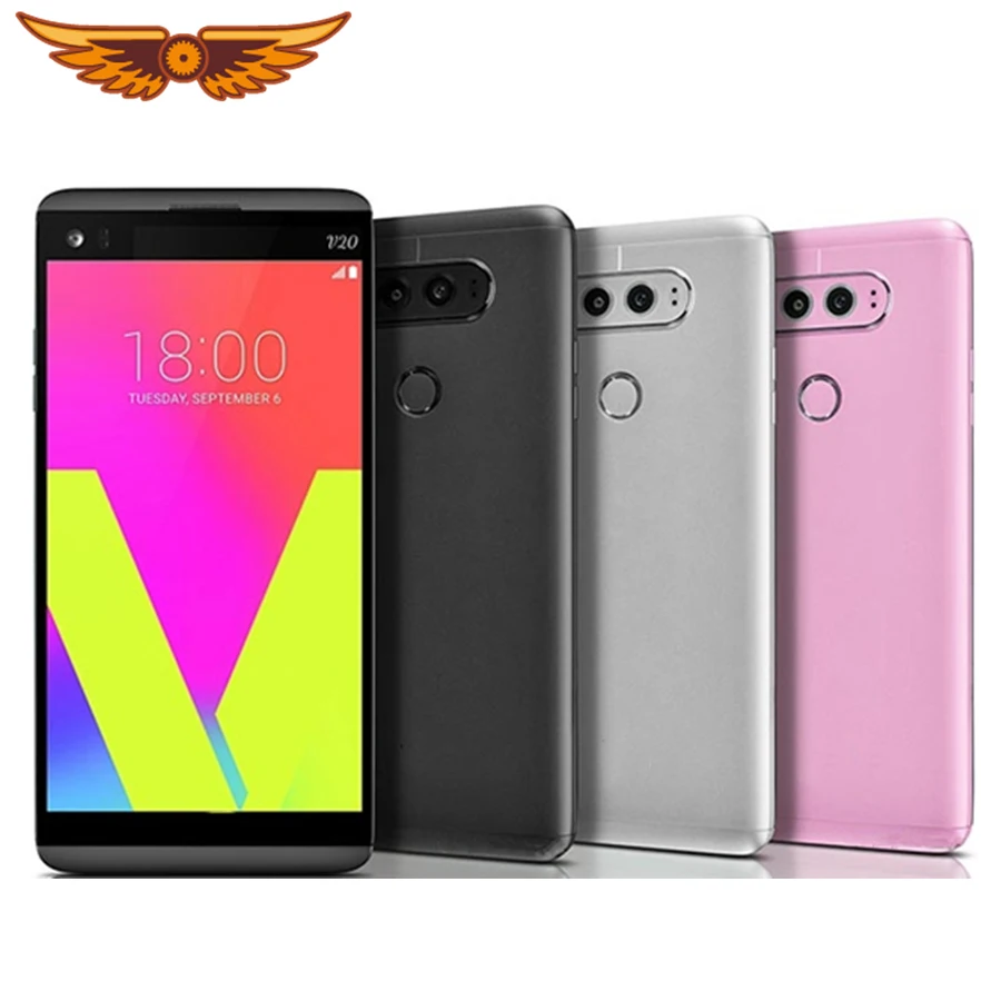 

For lg V20 4GB RAM 64GB ROM Android Quad Core 5.7'' 16MP Camera 4G LTE Fingerprint Smartphone Refurbished unlocked phone