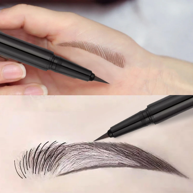 

Private Label Brow Gel Pens Vegan Fast Dry Liquid Eyebrows Pencil Liquid Tint Eyebrow Henna Waterproof Pen