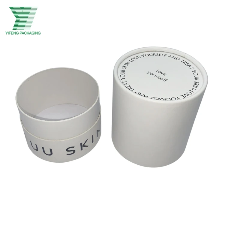 

Hot Sale Recycled Custom Round Cylinder Box Paper Tube Cardboard Paper Gift Boxes For Cosmetic Packaging