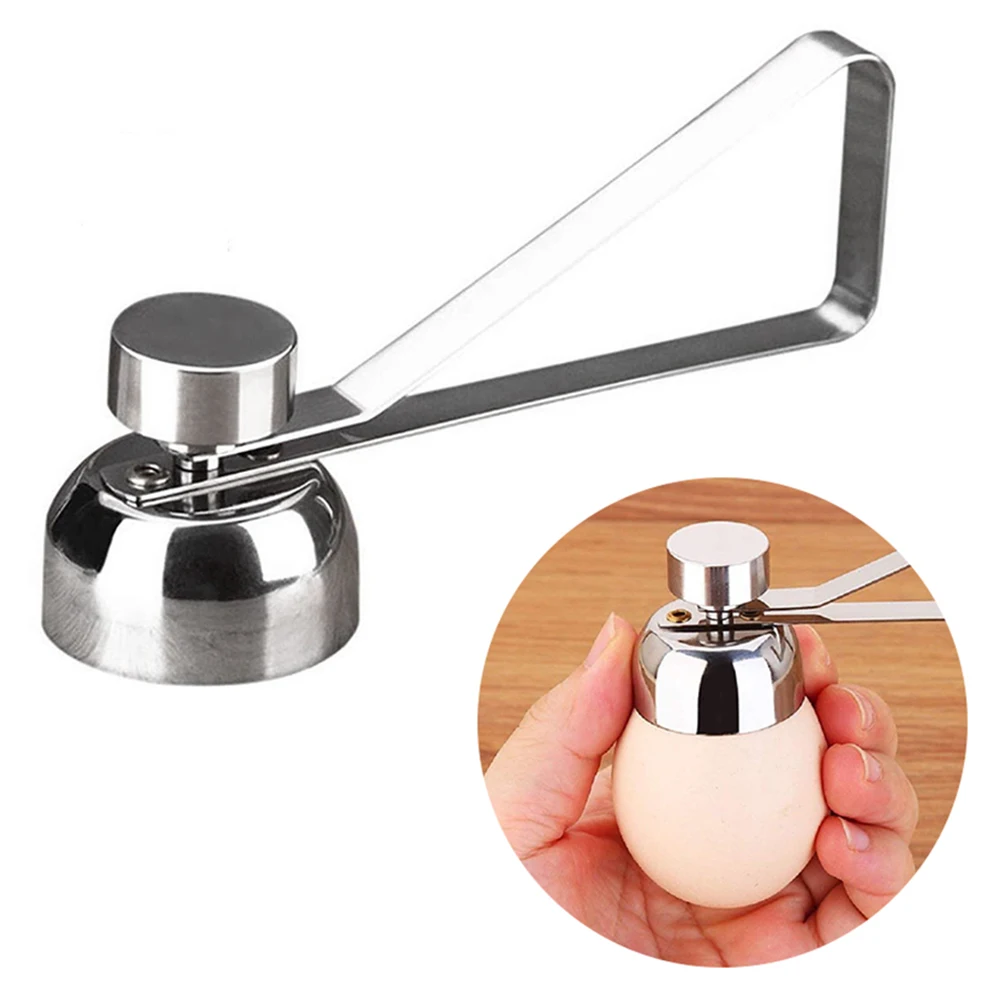 Amazon Best Seller Home KitchenAccessories Creative Eggs Shell Cracker Breaker Cutter 304 Stainless Steel Egg Opener
