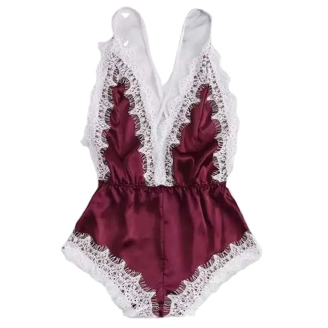 

womens sexy lingerie satin sleepwear