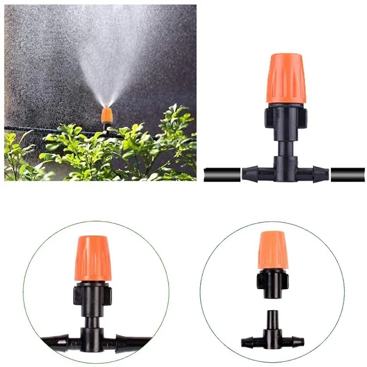 

Diy Micro Garden Plant Sprinkler Drip Irrigation Kits Automatic Drip Irrigation Kit, Black