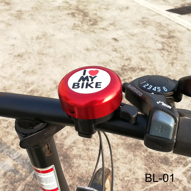 

Bicycle bells cute heart-shaped mountain bike sounds crisp bells