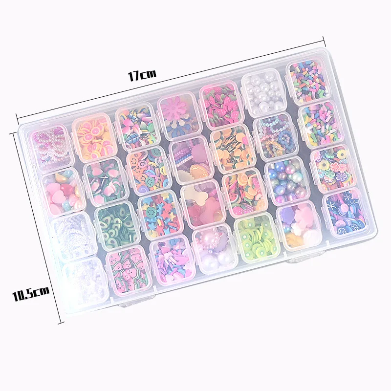 

Attractive Price New Type 28 Girds/Case Mixed Nail Decoration Resin Rhinestone