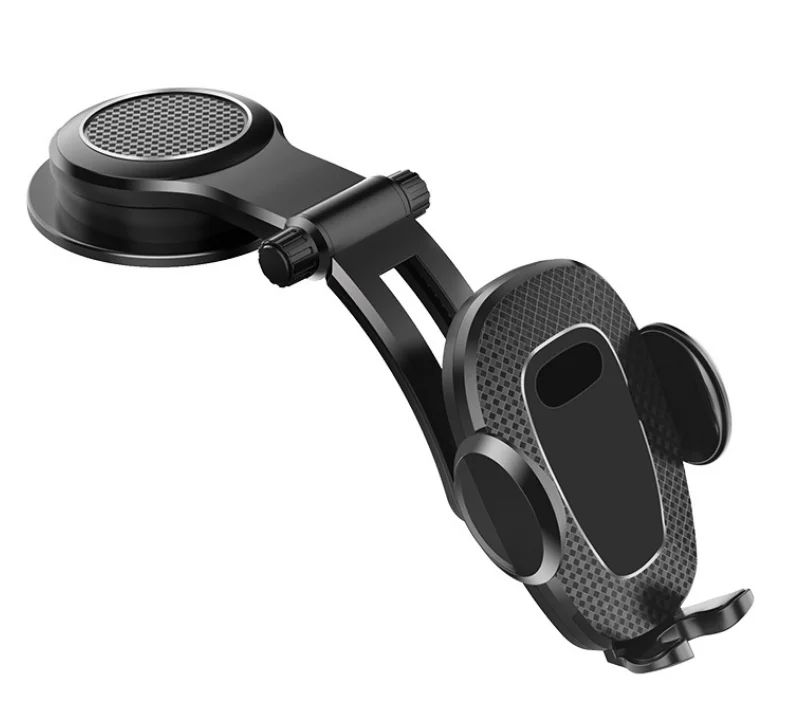 

2021 NEW Cellphone Car Dashboard Phone Holder Mount Stand for Smart phone Handphone Cellphone adjustable car suction bracket, Black