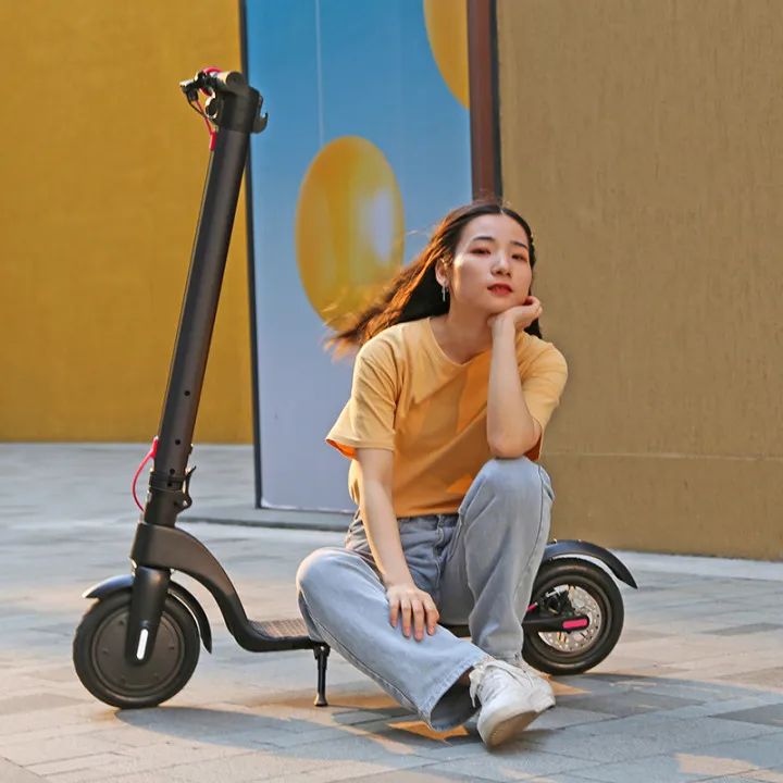 

Foldable 2 Wheel Dual Motor Elektric Wholesale Trendy 10 Inch Battery Power Electric Scooter