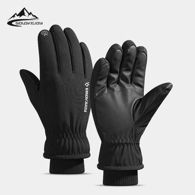 

GOLOVEJOY DB51 Hot Selling Anti-skid Waterproof Riding Outdoor Winter Warm Zipper Touch Screen Waterproof Skiing Sports Gloves, Has 1 colors