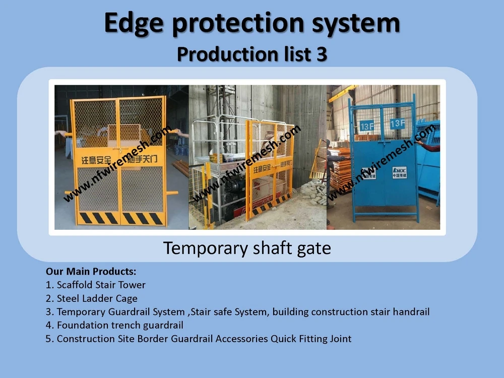 Steel Mesh Barrier System Closed Toe Board Impactabsorbing Capacity