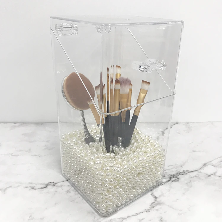 

High quality brush holder acrylic makeup brush holder