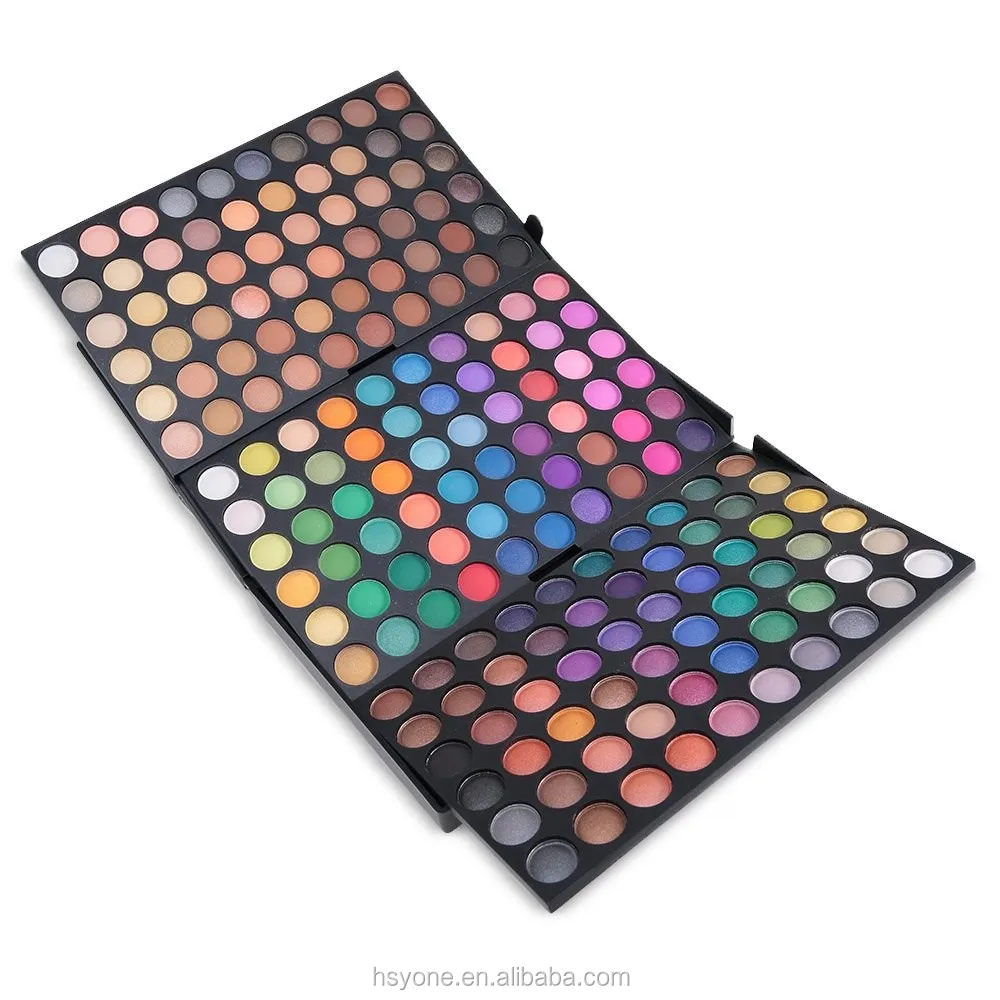 

Hot sale 180 colors color matte eyeshadow palette powder private label glitter