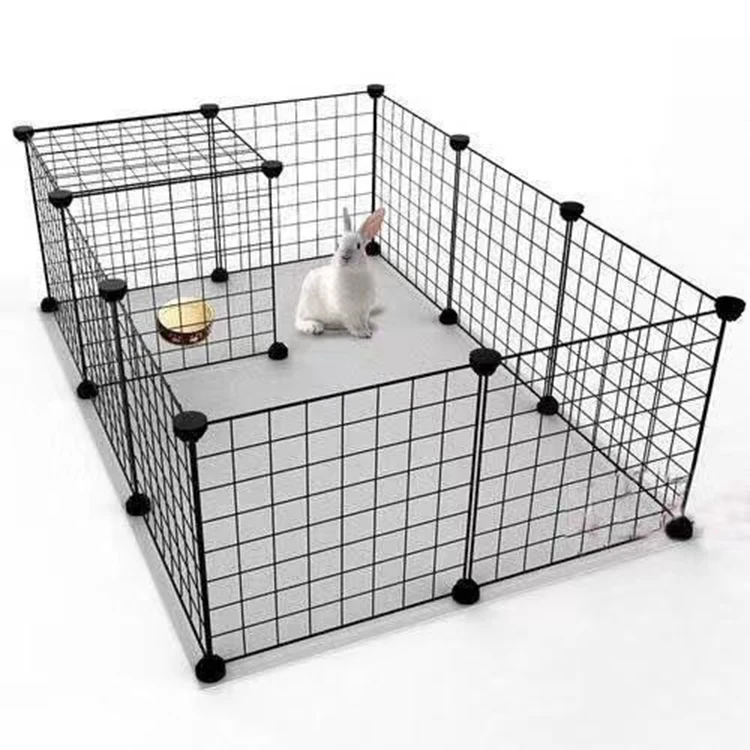 

Comfortable diy underground kennel Pet Premium Villa Metal Wire fence Apartment-Style House for Puppies