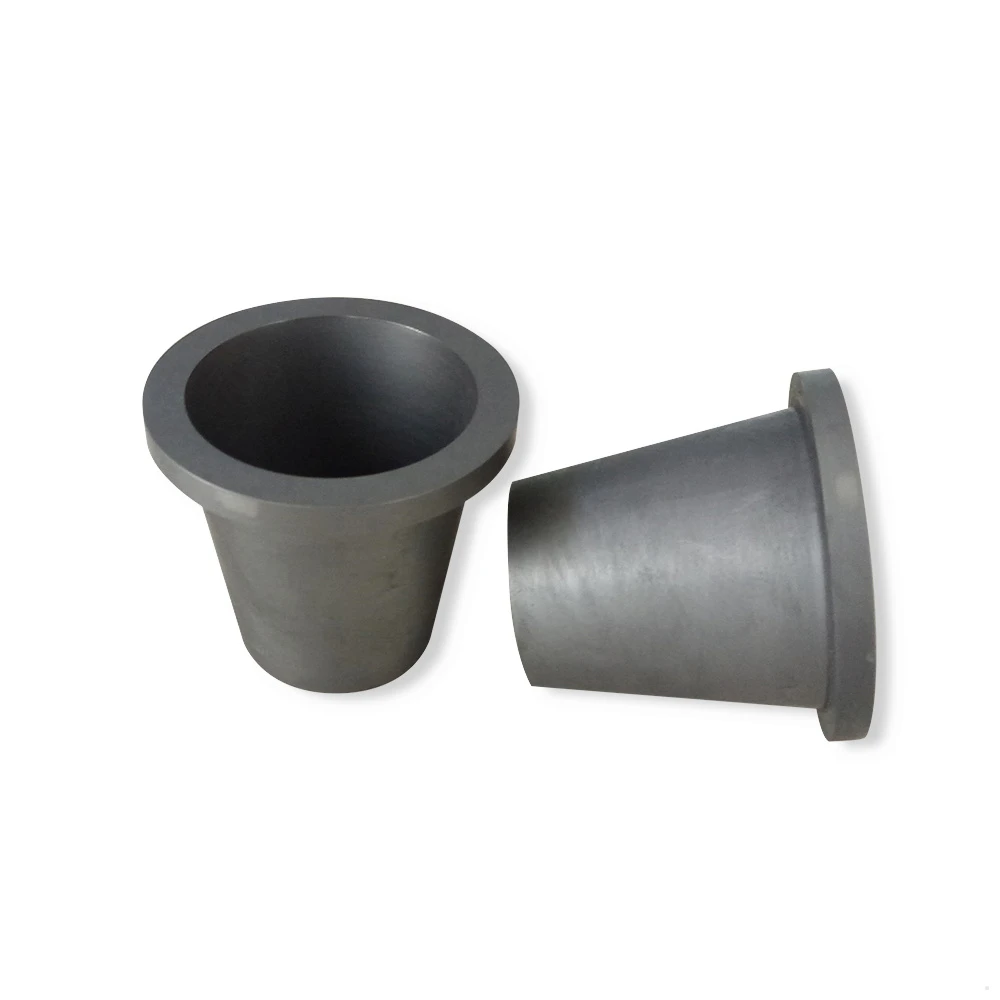 
OUZHENG Induction Heating Aluminium Melting Graphite Crucible gold smelting furnace pot for Melting 