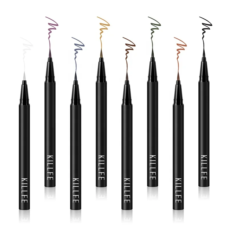 

Wholesale Customized 8 Colors Eyeliner Private Label Fashion Makeup Liquid Eyeliner