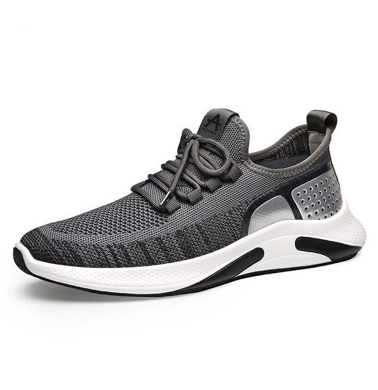 

Cheap Wholesale Shoes in China Flying Knit Men's Casual Fitness Walking Shoes Gym Outdoor Running Tennis Shoes